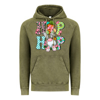Vintage Olive Hip hop Happy Easter Vintage Hoodie - Neo Western
