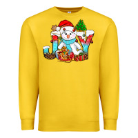 Lemon joy christmas with snowman bbs Premium Sweatshirt - BundleAndBundleShop