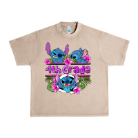 French Oak preview flower stitch  4th grade Urban Heavy Tee - AdoDesignShop
