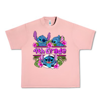Salmon preview flower stitch  4th grade Urban Heavy Tee - AdoDesignShop