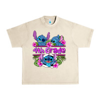 Sandshell preview flower stitch  4th grade Urban Heavy Tee - AdoDesignShop