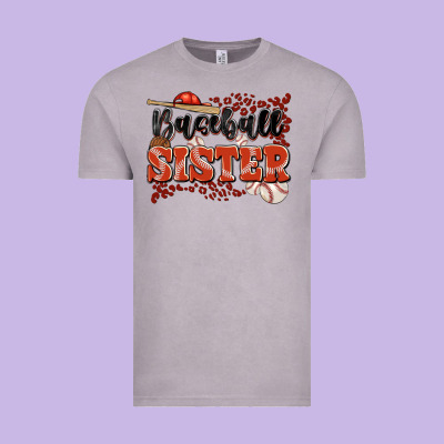 Baseball Sister Vintage Tee Designed By Jahusdesignshop