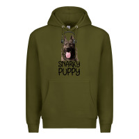 Army Green Snarky Puppy Premium Hoodie - Bettercallsaul