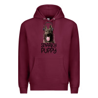 Burgundy Snarky Puppy Premium Hoodie - Bettercallsaul