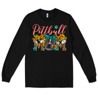 Black pittbull mom Long Sleeve Tee - Artiststas