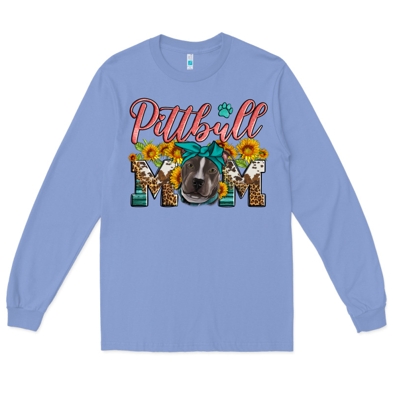 Pittbull Mom Long Sleeve Tee by Artiststas | Teevron
