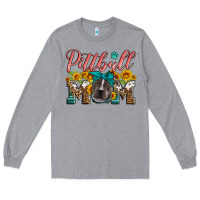 Heather Grey pittbull mom Long Sleeve Tee - Artiststas