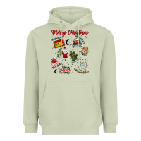 Matcha Merry Christmas Heavyweight Hoodie - MaliasSmallBusiness