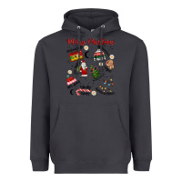 Smoke Merry Christmas Heavyweight Hoodie - MaliasSmallBusiness