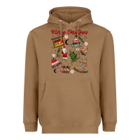 Toasted Coconut Merry Christmas Heavyweight Hoodie - MaliasSmallBusiness