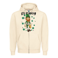 Sandshell let's get lucked up Zipper Hoodie - MaliasSmallBusiness