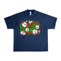 Navy baseball glove background Urban Heavy Tee - JahusDesignShop