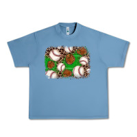 Pebble Blue baseball glove background Urban Heavy Tee - JahusDesignShop