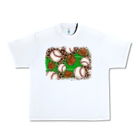 White baseball glove background Urban Heavy Tee - JahusDesignShop