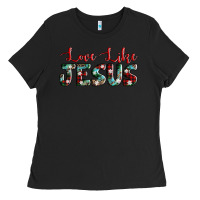 Black love like jesus Ladies Tee - AdoDesignShop