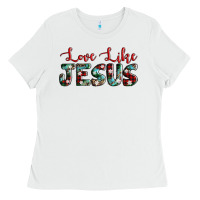 White love like jesus Ladies Tee - AdoDesignShop
