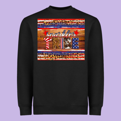 4th Of July Sparkler Tribe Heavyweight Sweatshirt Designed By Hra Design Shop