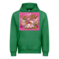 Emerald pigs Urban Hoodie - TumblerDesignByShophia