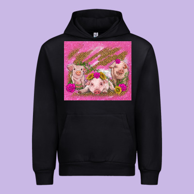 Pigs Urban Hoodie Designed By Tumblerdesignbyshophia