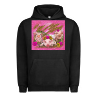 Pigment Black pigs Urban Hoodie - TumblerDesignByShophia