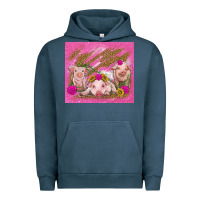 Pigment Midnight Navy pigs Urban Hoodie - TumblerDesignByShophia