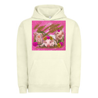 Pigment Pistachio pigs Urban Hoodie - TumblerDesignByShophia