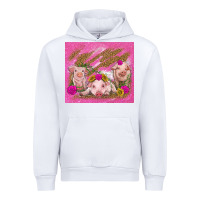 White pigs Urban Hoodie - TumblerDesignByShophia
