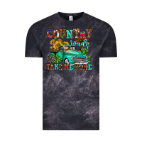 Cloud Black country roads take me home Vintage Tee - AdoDesignShop