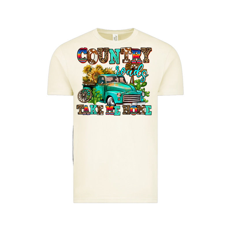 Country Roads Take Me Home Vintage Tee by AdoDesignShop | Teevron