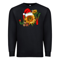 Black joy christmas with sunflower bbs Premium Sweatshirt - BundleAndBundleShop