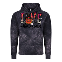 Cloud Black love halloween Vintage Hoodie - CowhideDigitalArt