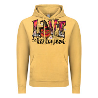 Vintage Mustard love halloween Vintage Hoodie - CowhideDigitalArt