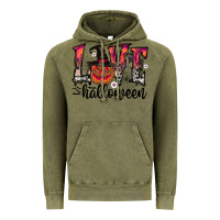 Vintage Olive love halloween Vintage Hoodie - CowhideDigitalArt