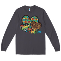 Smoke autism hearts leopard cowhide Long Sleeve Tee - Artiststas