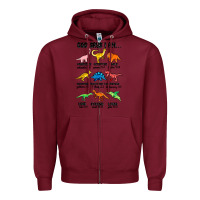 Burgundy god says i am dinosaurs handsome Zipper Hoodie - MaliasSmallBusiness