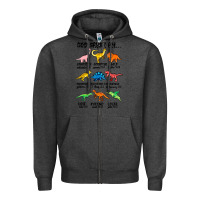Charcoal Heather god says i am dinosaurs handsome Zipper Hoodie - MaliasSmallBusiness