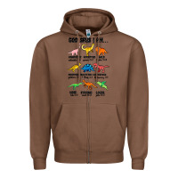 Chestnut god says i am dinosaurs handsome Zipper Hoodie - MaliasSmallBusiness