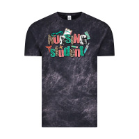 Cloud Black nursing student Vintage Tee - AdoDesignShop