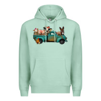 Seafoam Farm Animals Truck Premium Hoodie - Bettercallsaul