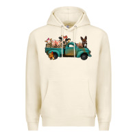 Farm Animals Truck Premium Hoodie | Teevron