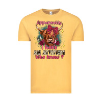 Vintage Mustard apparently i have an attitude who knew Vintage Tee - JahusDesignShop