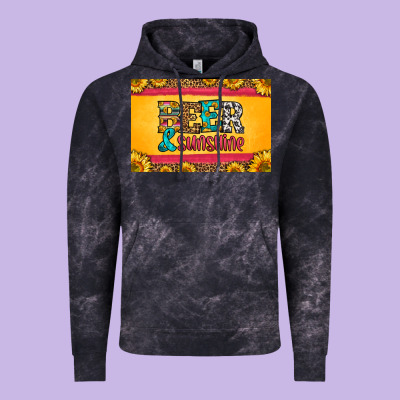 Beer And Sunshine Skinny Metal Can Holder Vintage Hoodie Designed By Hra Design Shop