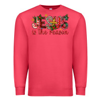 Cardinal jesus is the reason christmas bbs Premium Sweatshirt - BundleAndBundleShop