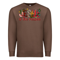 Chestnut jesus is the reason christmas bbs Premium Sweatshirt - BundleAndBundleShop