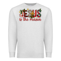 Oatmeal Heather jesus is the reason christmas bbs Premium Sweatshirt - BundleAndBundleShop