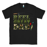 Black reel great dad Classic Tee - Artiststas