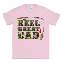 Bubblegum Pink reel great dad Classic Tee - Artiststas