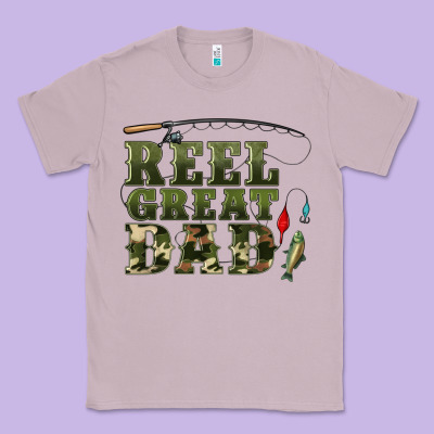 Reel Great Dad Classic Tee Designed By Artiststas