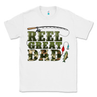 White reel great dad Classic Tee - Artiststas