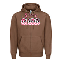 Chestnut soccer mama Zipper Hoodie - MaliasSmallBusiness